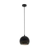 EGLO Camastra Hanglamp - E27 - Ø 22,5 cm - Zwart|Goud