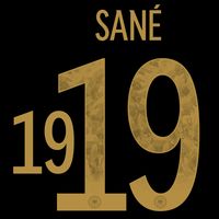 Sané 19 (Officiële Duitsland Away Bedrukking 2022-2023)