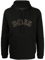 BOSS hoodie à logo imprimé - Noir - thumbnail