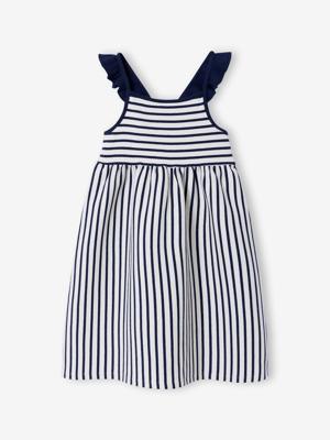 Meisjesjurk zonder mouwen marineblauw Meisjesjurk zonder mouwen marineblauw