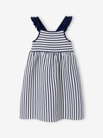 Meisjesjurk zonder mouwen marineblauw