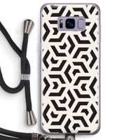 Crazy pattern: Samsung Galaxy S8 Transparant Hoesje met koord Crazy pattern: Samsung Galaxy S8 Transparant Hoesje met koord