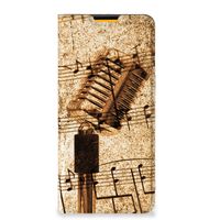 Samsung Galaxy M52 Stand Case Bladmuziek - thumbnail