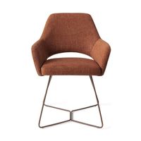 Jesper Home Yanai eetkamerstoel Tuscan Terra beehive rose