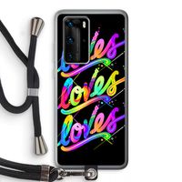 Loves: Huawei P40 Pro Transparant Hoesje met koord