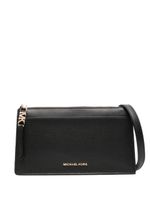 Michael Michael Kors logo-lettering leather crossbody bag - Noir