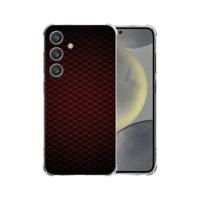 Samsung Galaxy S25 Hoesje - Geruit Rood TPU Antishock Samsung Galaxy S25 Hoesje - Geruit Rood TPU Antishock