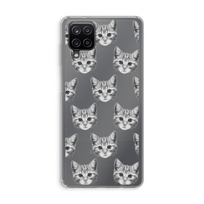 Kitten: Samsung Galaxy A12 Transparant Hoesje