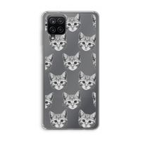 Kitten: Samsung Galaxy A12 Transparant Hoesje