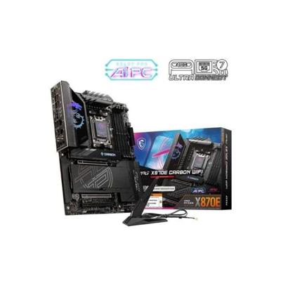 Moederbord - MSI - MPG X870E CARBON WIFI - Wi-Fi 7, 5G LAN, USB 40 Gb/s, RGB LED, extra PCIe