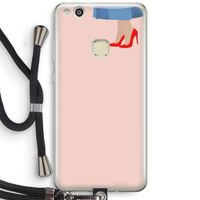 High heels: Huawei Ascend P10 Lite Transparant Hoesje met koord