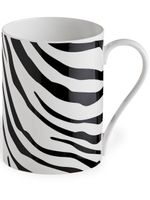 Roberto Cavalli Home tasse Zebrage en porcelaine - Blanc