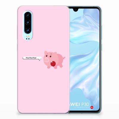 Huawei P30 Telefoonhoesje met Naam Pig Mud Huawei P30 Telefoonhoesje met Naam Pig Mud