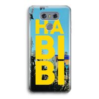 Habibi Majorelle : LG G6 Transparant Hoesje