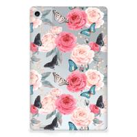 Lenovo Tab M10 Plus (3e generatie) | Siliconen hoesje | Butterfly Roses