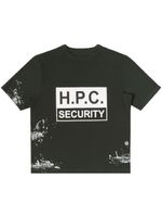 Heron Preston t-shirt Security à logo imprimé - Noir