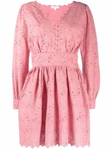 Michael Michael Kors robe brodée à ourlet festonné - Rose