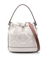 Tory Burch sac seau à plaque logo - Tons neutres - thumbnail