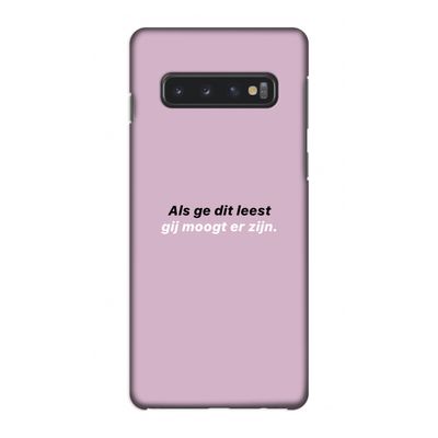 gij moogt er zijn: Samsung Galaxy S10 4G Volledig Geprint Hoesje