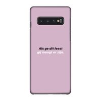 gij moogt er zijn: Samsung Galaxy S10 4G Volledig Geprint Hoesje
