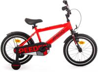 AMIGO Speeder 16 Inch Jongens Terugtraprem Rood/Zwart