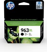 HP inktcartridge 963XL, 2.000 pagina&apos;s, OEM 3JA30AE, zwart