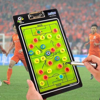 PVC magnetische voetbaltrainer tactische opdracht bord met Pen en gum
