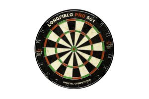 Dartbord Pro 501, Chin sisal, bull z kram, ronde draad