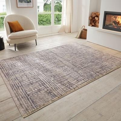 Vloerkleed Vintage Sole - Grijs 280x200cm - Polypropyleen - Dekbed-Discounter.nl