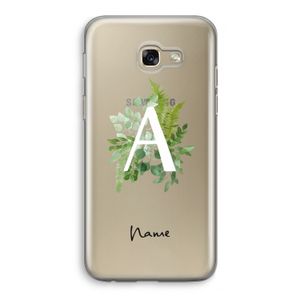 Green Brush: Samsung Galaxy A5 (2017) Transparant Hoesje