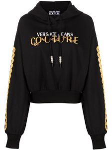 Versace Jeans Couture chemise Logo imprimé Couture - Noir