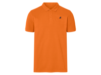 Heren poloshirt (Oranje, XL)