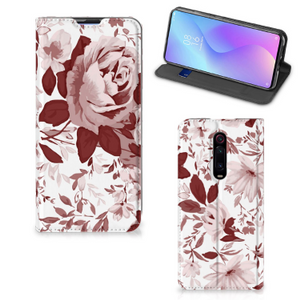 Bookcase Xiaomi Redmi K20 Pro Watercolor Flowers