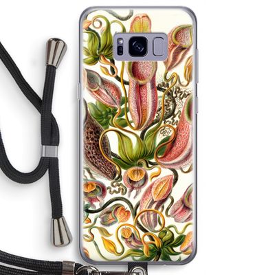 Haeckel Nepenthaceae: Samsung Galaxy S8 Transparant Hoesje met koord