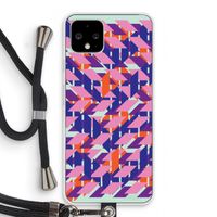 Skew Blush 3: Pixel 4 Transparant Hoesje met koord