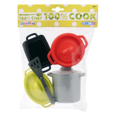 Ecoiffier 100% chef pannenset