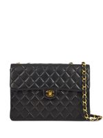 CHANEL Pre-Owned sac porté épaule Jumbo Classic Flap (2000) - Noir