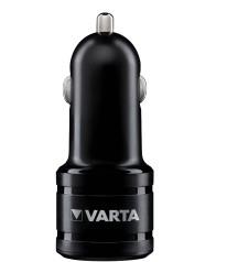 Varta Car Charger Dual USB USB-oplader 30 W Auto, Vrachtwagen Uitgangsstroom (max.) 5400 mA Aantal uitgangen: 2 x USB, USB-C bus