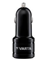 Varta Car Charger Dual USB USB-oplader 30 W Auto, Vrachtwagen Uitgangsstroom (max.) 5400 mA Aantal uitgangen: 2 x USB, USB-C bus - thumbnail