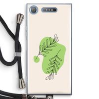 Beleaf in you: Sony Xperia XZ1 Transparant Hoesje met koord