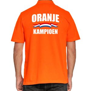 Grote maten oranje fan poloshirt / kleding Holland oranje kampioen EK/ WK voor heren 4XL  -