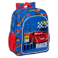 Schoolrugzak Cars Race ready Blauw 32 X 38 X 12 cm