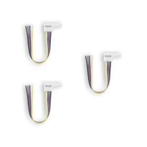 3x RGBWW aansluitstuk met kabel 15 cm soldeervrij