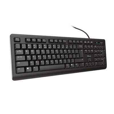 Toetsenbord Trust 23883 PRIMO Zwart Qwerty Spaans