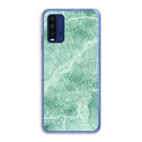 Groen marmer: Xiaomi Redmi 9T Transparant Hoesje