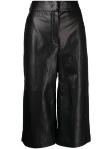 Goen.J pantalon court à taille haute - Noir