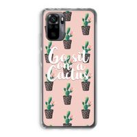 Cactus quote: Xiaomi Redmi Note 10 Pro Transparant Hoesje