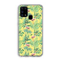 Flamingo party: Samsung Galaxy M31 Transparant Hoesje