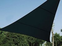 Perel schaduwdoek driehoekig 3,6 meter polyester antraciet - thumbnail