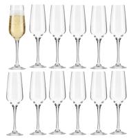 Vicrila Champagneglas - 12x - Noah - gehard glas - 17,5 cl - flutes - prosecco / cava